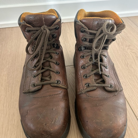 Timberland PRO Powerfit Men’s Leather Steel Toe Work Boots - Picture 1 of 5